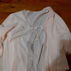 Vintage Bed Jacket soft pink